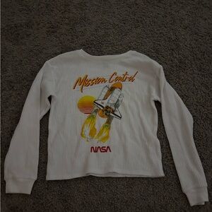 White nasa longsleeve